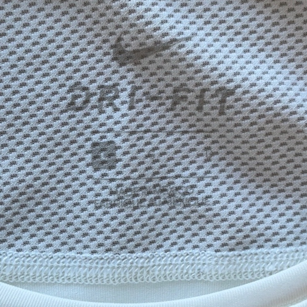 Nike Pro Men's Long Sleeve Shirt - White - Picture 4 of 7